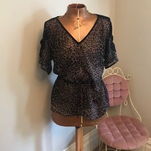 Leopard print Blouse